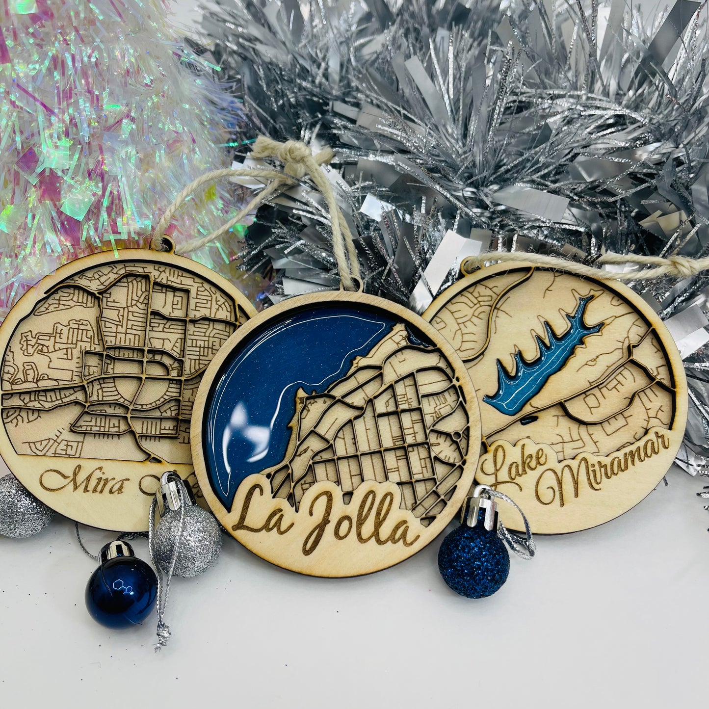 Custom Map Ornament