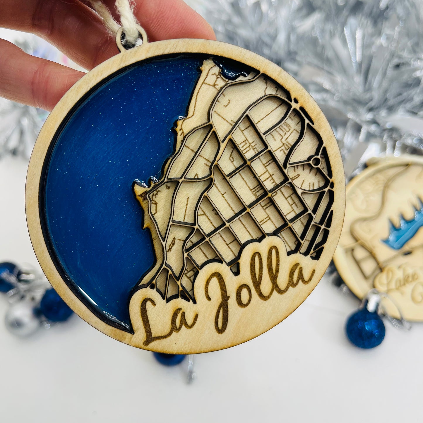 Custom Map Ornament