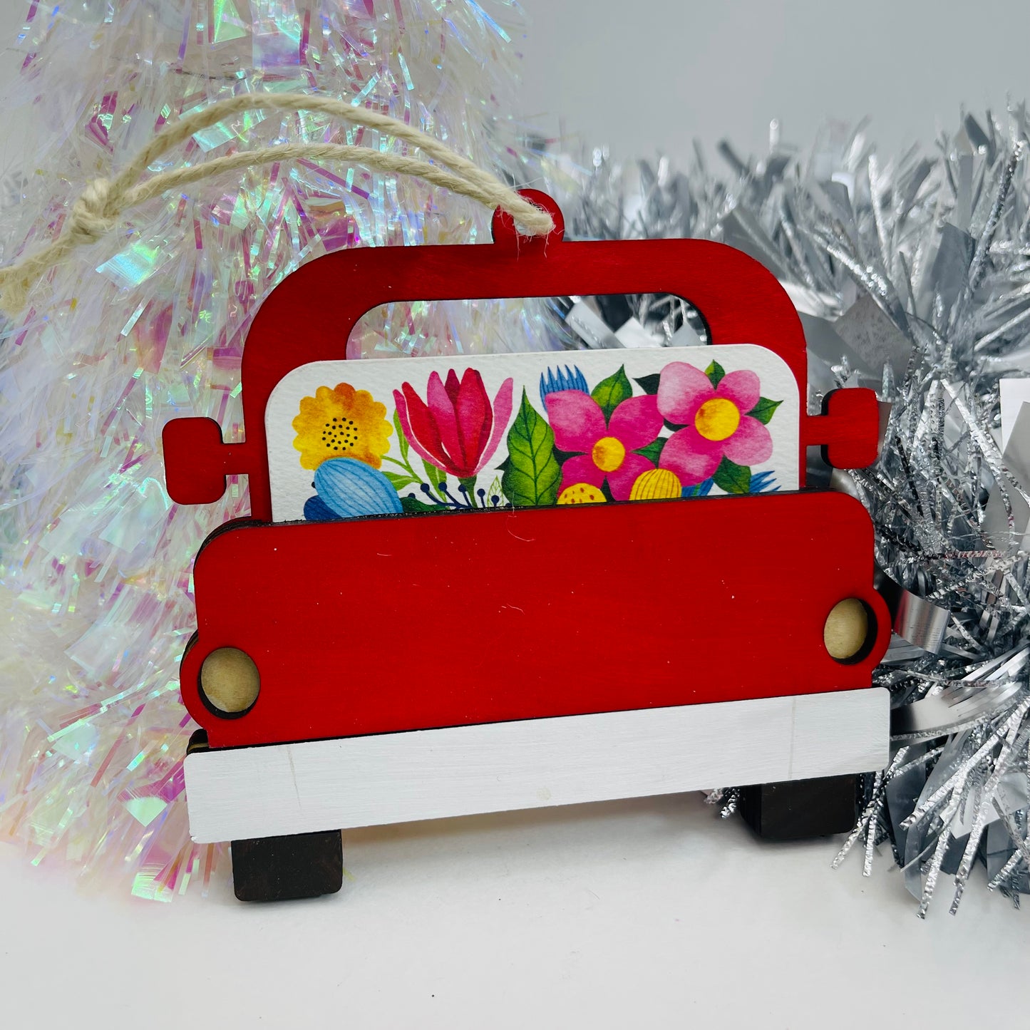 Vintage Truck Gift Card Caddy Ornament