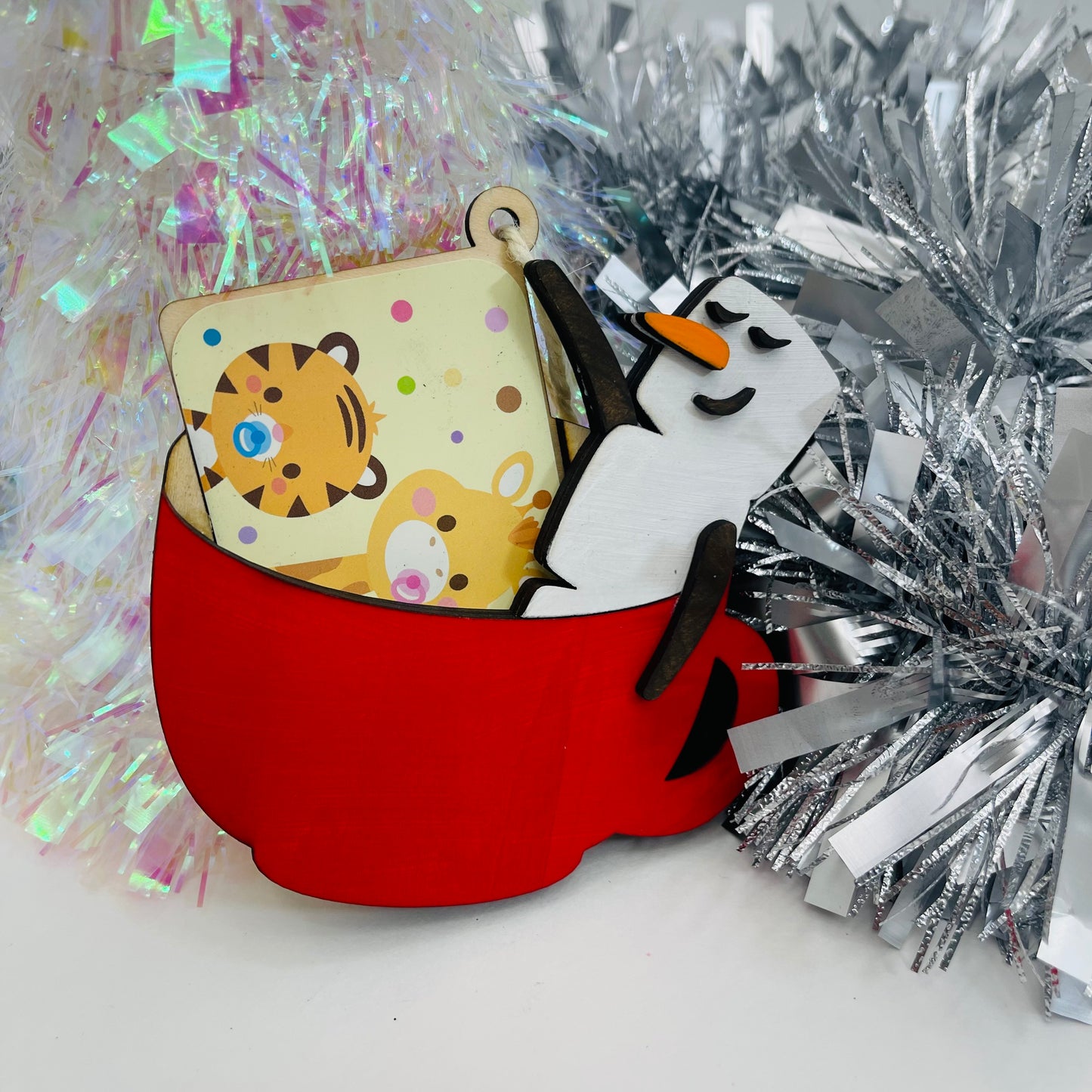 Snowman Gift Card Ornament
